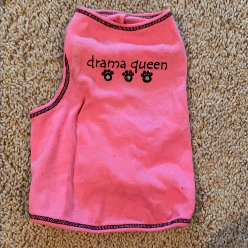 Drama queen dog shirt